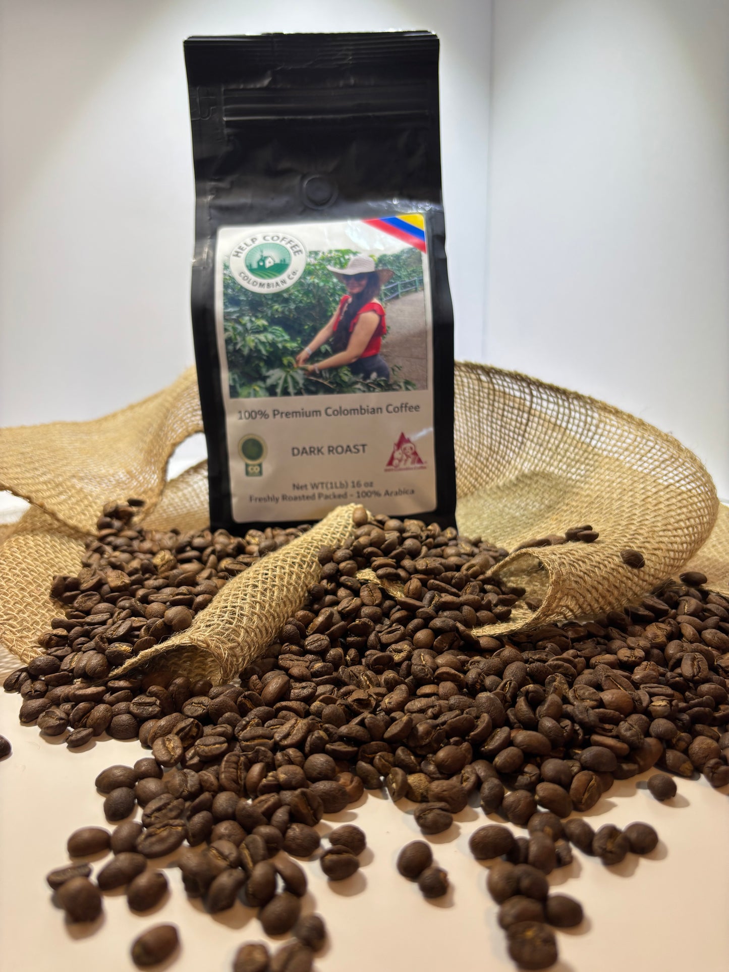 Help Coffee Dark Roast 1Lb Bag